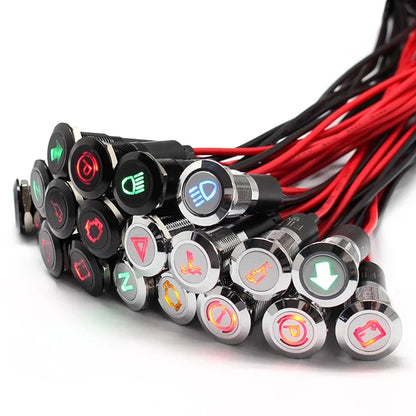 Universal LED Indikator Knapper til Motorcykel