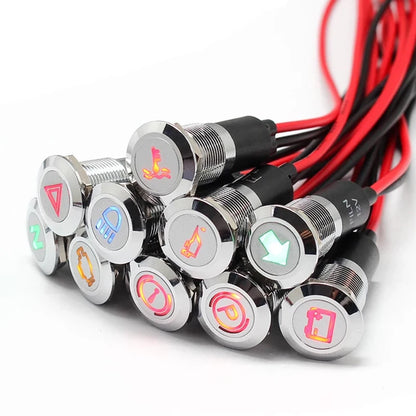 Universal LED Indikator Knapper til Motorcykel