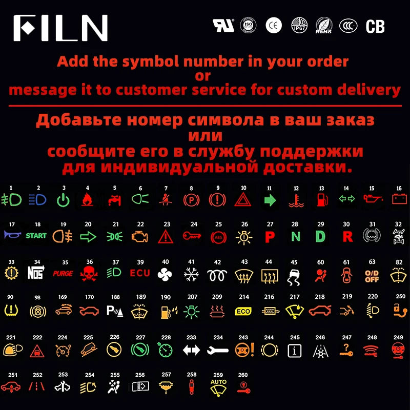 Universal LED Indikator Knapper til Motorcykel