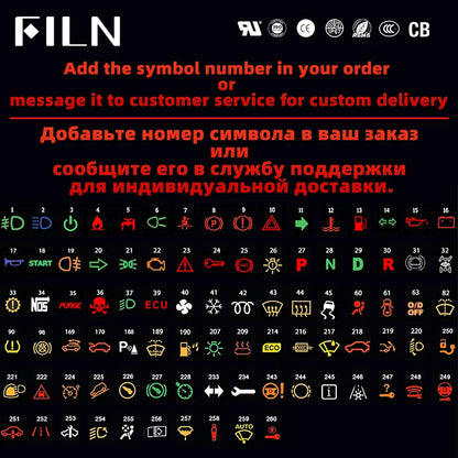 Universal LED Indikator Knapper til Motorcykel