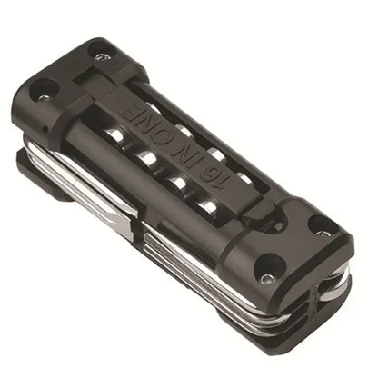 Motorcykel Multiværktøj – 16-i-1 Dæk- & Reparation Kit med Unbrako, Skruetrækker og Topnøglesæt