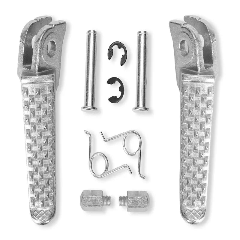 Motorcykel fodhviler-sæt i aluminium – inkl. monteringskit