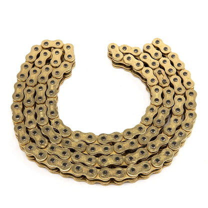 Guld O-Ring Motorcykelkæde – 428H / 520H / 525H / 530H | Forstærket Kæde til Street & Touring Bikes