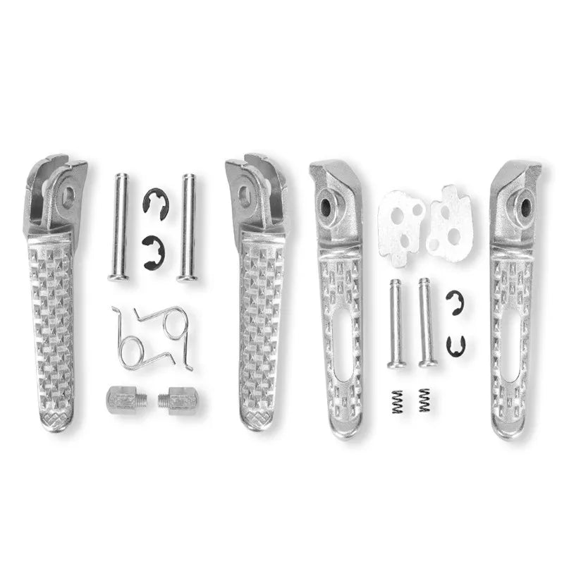 Motorcykel fodhviler-sæt i aluminium – inkl. monteringskit