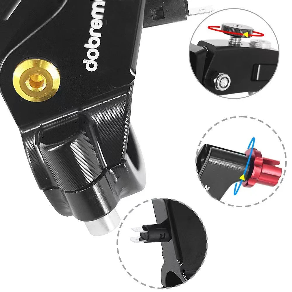 Bremsegreb med Justerbar Håndtag & To-Pin Bremsekontakt