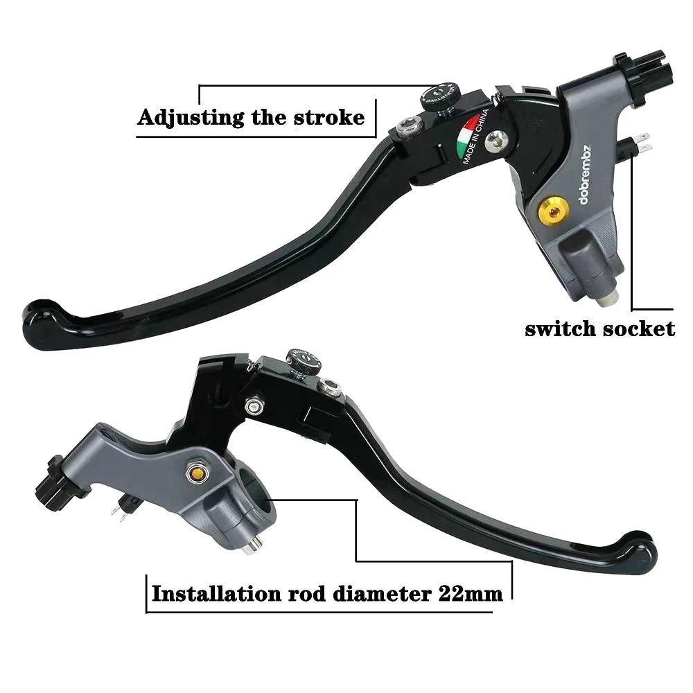 Bremsegreb med Justerbar Håndtag & To-Pin Bremsekontakt