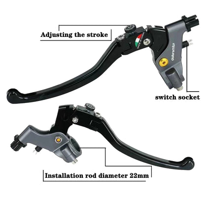 Bremsegreb med Justerbar Håndtag & To-Pin Bremsekontakt